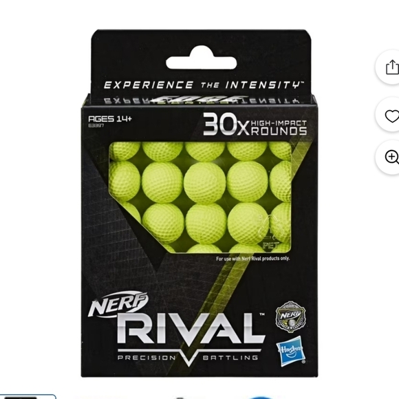 Nerf Other - Nerf Rival High-Impact  30X Rounds